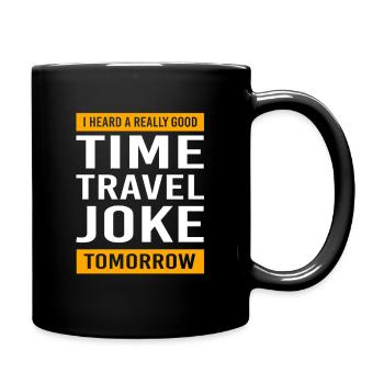 Voyage dans le temps - Mug uni - noir - Droite