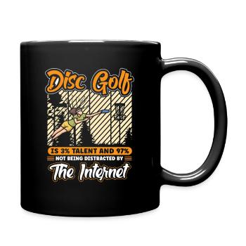 Disc Golf Gifts Disc Golf - Full Colour Mug - black - Right