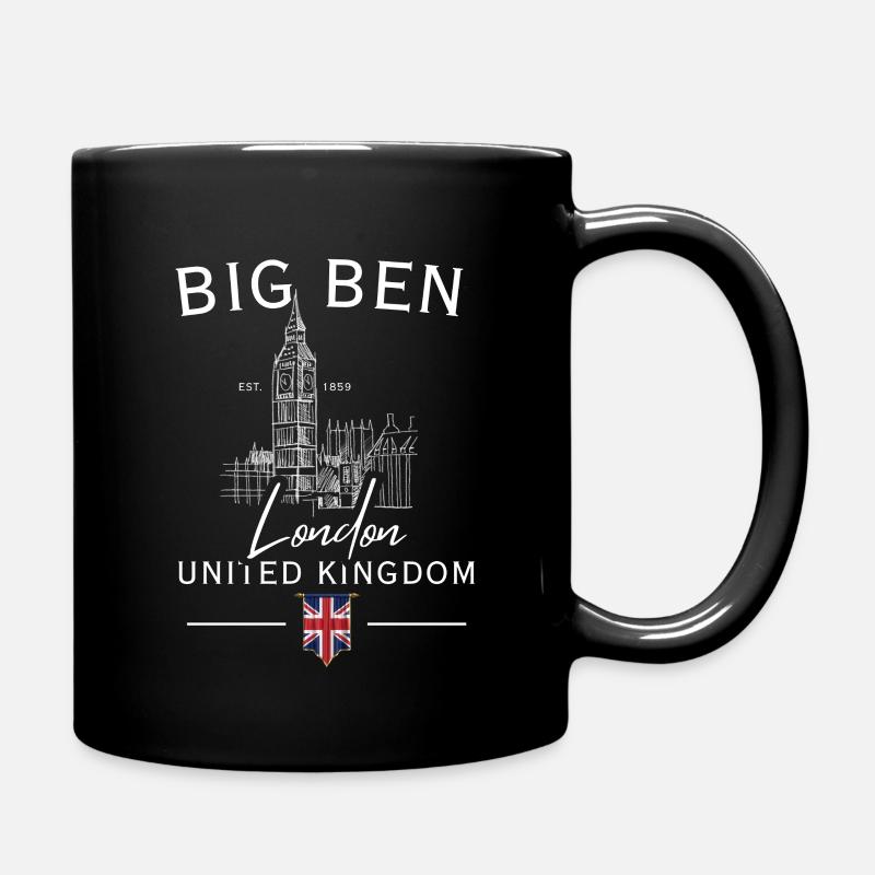 Big Ben London Skyline - Mug uni - noir