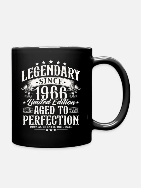 Cadeau d’anniversaire légendaire depuis 1966 - Mug uni - noir