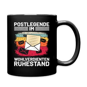 Postman POSTAL LEGEND IN WELL-DESERVED - Full Colour Mug - black - Right