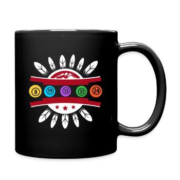 Bingo Bingo Amérindien - Mug uni - noir - Droite