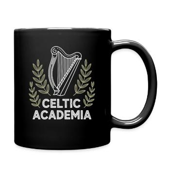 Emblème de la Harpe de l’Académie Celtique - Mug uni - noir - Droite