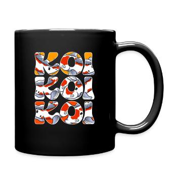 Koi Koi Koi Koi Koi Poisson Koi Carpe - Mug uni - noir - Droite