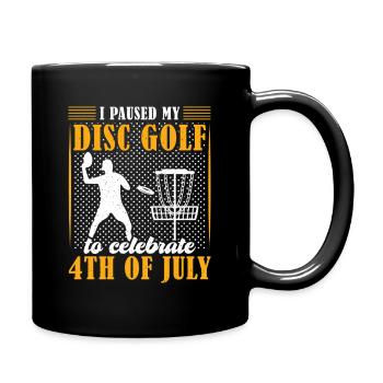 Disc Golf Gifts Disc Golf - Full Colour Mug - black - Right