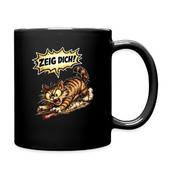 Humour de chat, cadeau de proverbe drôle - Mug uni - noir - Droite