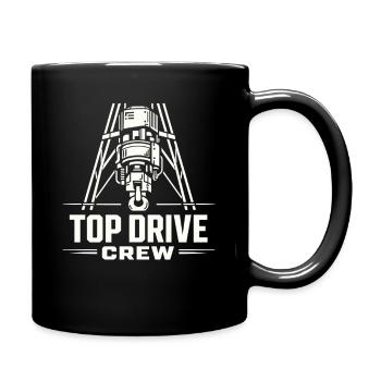 Offshore-bohrer-rig-bohrer Bohrboden Offshore - Tasse einfarbig - Schwarz - Rechts