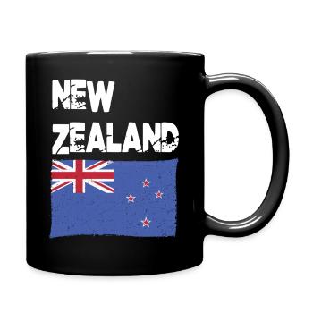Drapeau néo-zélandais de Nouvelle-Zélande de Nouvelle-Zélande - Mug uni - noir - Droite