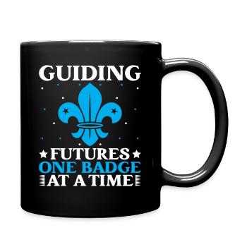 Chef des Girl Scouts Guides Futures Scouts - Mug uni - noir - Droite