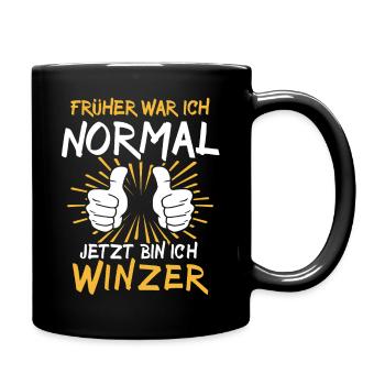 Winzer Spruch - Full Colour Mug - black - Right