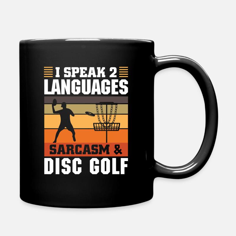 Cadeaux de disc golf Disc Golf - Mug uni - noir