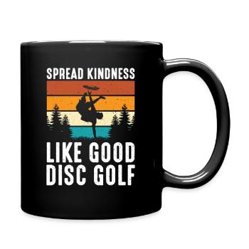 Disc Golf Gifts Disc Golf - Full Colour Mug - black - Right