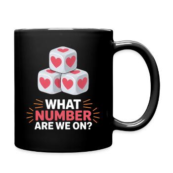 Bunco Sayings Dice Game Funny Bunco Gift - Full Colour Mug - black - Right
