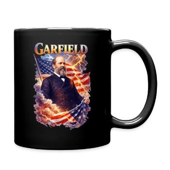 Patriotic Portrait Storm - Tasse einfarbig - Schwarz - Rechts