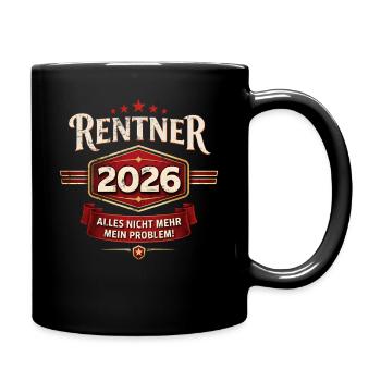 Pension de pensionnaire de l’homme à cadeaux de retraite 2026 Drôle - Mug uni - noir - Droite