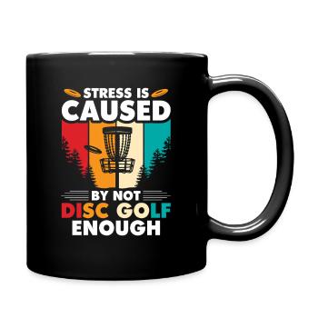 Disc Golf Gifts Disc Golf - Full Colour Mug - black - Right
