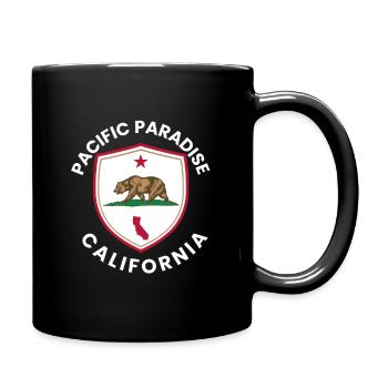Pacific Paradise California - Full Colour Mug - black - Right