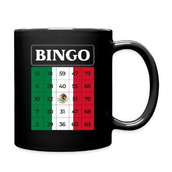 Bingo Bingo Bingo Bingo Thème Mexique Bingo - Mug uni - noir - Droite