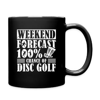 Disc Golf Gifts Disc Golf - Full Colour Mug - black - Right