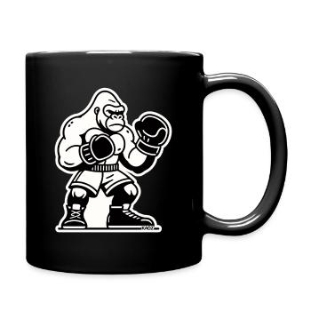 Résumé audacieux du Boxeur Gorilla - Mug uni - noir - Droite