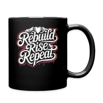 Maillot Rebuild Rise Repeat - Mug uni - noir - Droite