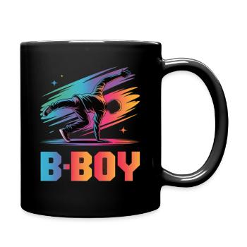 B-Boy Breakdance Streetstyle Breakdancer - Mug uni - noir - Droite