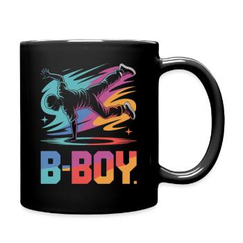 B-Boy Breakdance Streetstyle Breakdancer - Mug uni - noir - Droite
