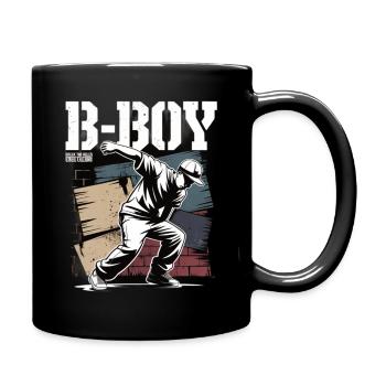 B-Boy Breakdance Streetstyle Breakdancer - Mug uni - noir - Droite