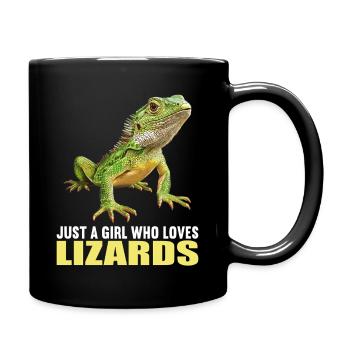 Lézard des lézards - Mug uni - noir - Droite
