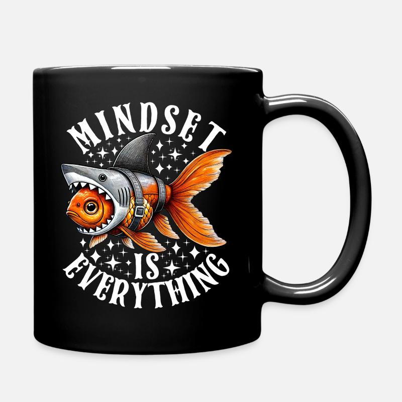 Mindset Is Everything Motivational Inspirational - Mug uni - noir