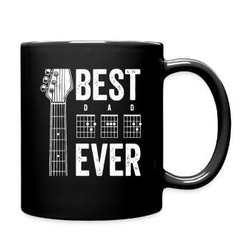 Chemise guitare pour le meilleur papa - Mug uni - noir - Droite