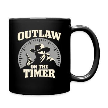 Cowboy action shooter. Cowboy action shooter - Full Colour Mug - black - Right