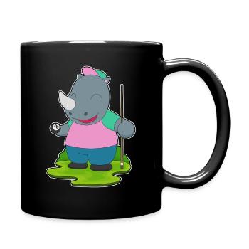 Nashorn Billiard Queue Sport - Tasse einfarbig - Schwarz - Rechts