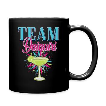 Junggesellinnenabschied Cocktail Team Daiquiri - Tasse einfarbig - Schwarz - Rechts