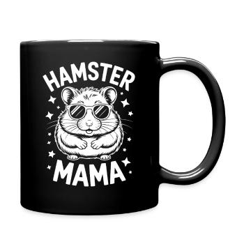 Hamster Sprüche Hamster Lustiges Hamster Geschenk  - Tasse einfarbig - Schwarz - Rechts