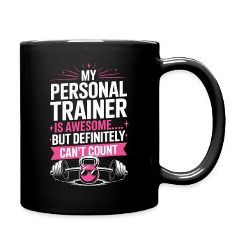 Gym, Fitness - Full Colour Mug - black - Right