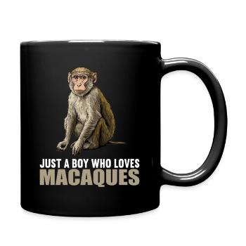 Macaque Macaque - Full Colour Mug - black - Right