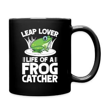 Frog Catcher Leap Lover Frog - Tasse einfarbig - Schwarz - Rechts