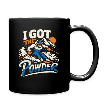 Power Ski | I Got The Powder | Powder snow - Full Colour Mug - black - Right