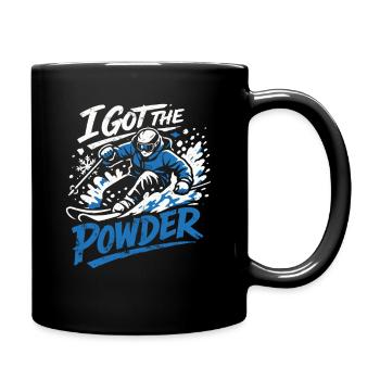 Power Ski | I Got The Powder | Powder snow - Full Colour Mug - black - Right