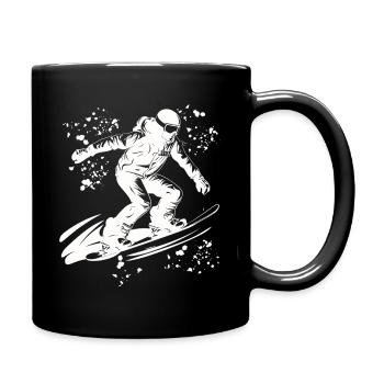 Snowboarder Snowboarding Snowboard - Full Colour Mug - black - Right