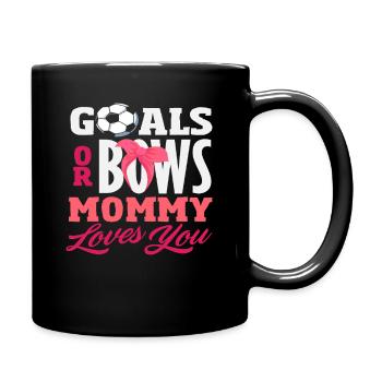 Des portes ou boucles que Maman t’aime révèlent - Mug uni - noir - Droite