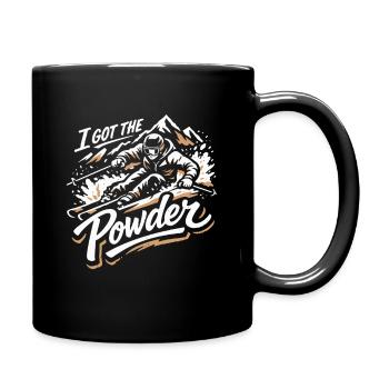 Power Ski | I Got The Powder | Powder snow - Full Colour Mug - black - Right