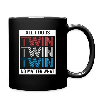 Gemini Father Gemini Dad - Full Colour Mug - black - Right