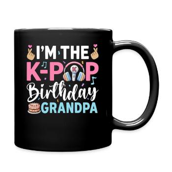 Je suis le grand-père anniversaire de la K-Pop - Mug uni - noir - Droite