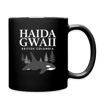 Haida Gwaii Orca - Mug uni - noir - Droite