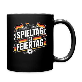 Le jour du match est un jour férié pour l’Allemagne - Mug uni - noir - Droite