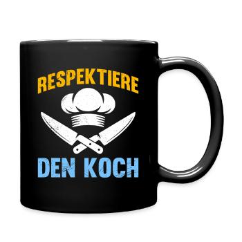 Chef RESPECT THE CHEF Fun - Full Colour Mug - black - Right