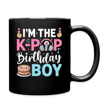 Je suis le garçon d’anniversaire K-Pop - Mug uni - noir - Droite