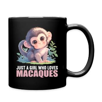 Macaque Macaque - Full Colour Mug - black - Right